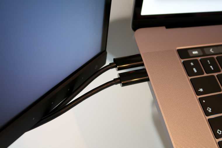 MacBook Pro with USB-C ports