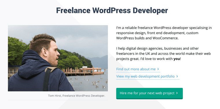 Specialising by narrowing down my development services to WordPress was a great choice.