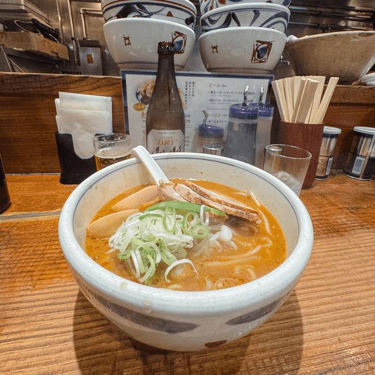 Ramen in Tokyo.