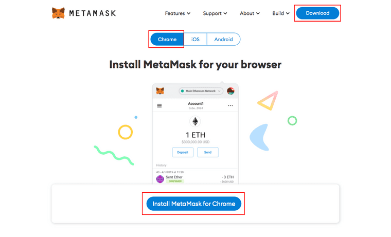 Download the MetaMask Chrome extension that gives you an easy to use Ethereum wallet for buying NFTs.